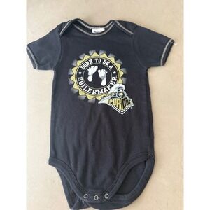 Purdue Boilermakers Baby Bodysuit Black 18M Born to be a Boilermaker